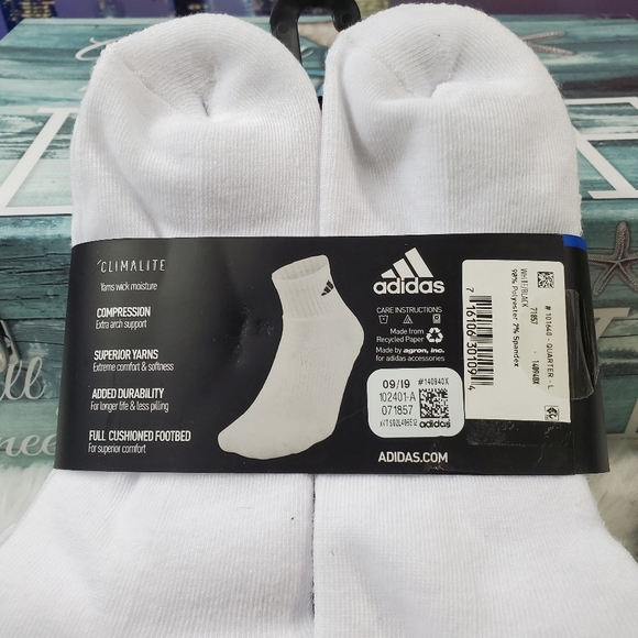 Adidas mens cushioned compression socks - Picture 4 of 7